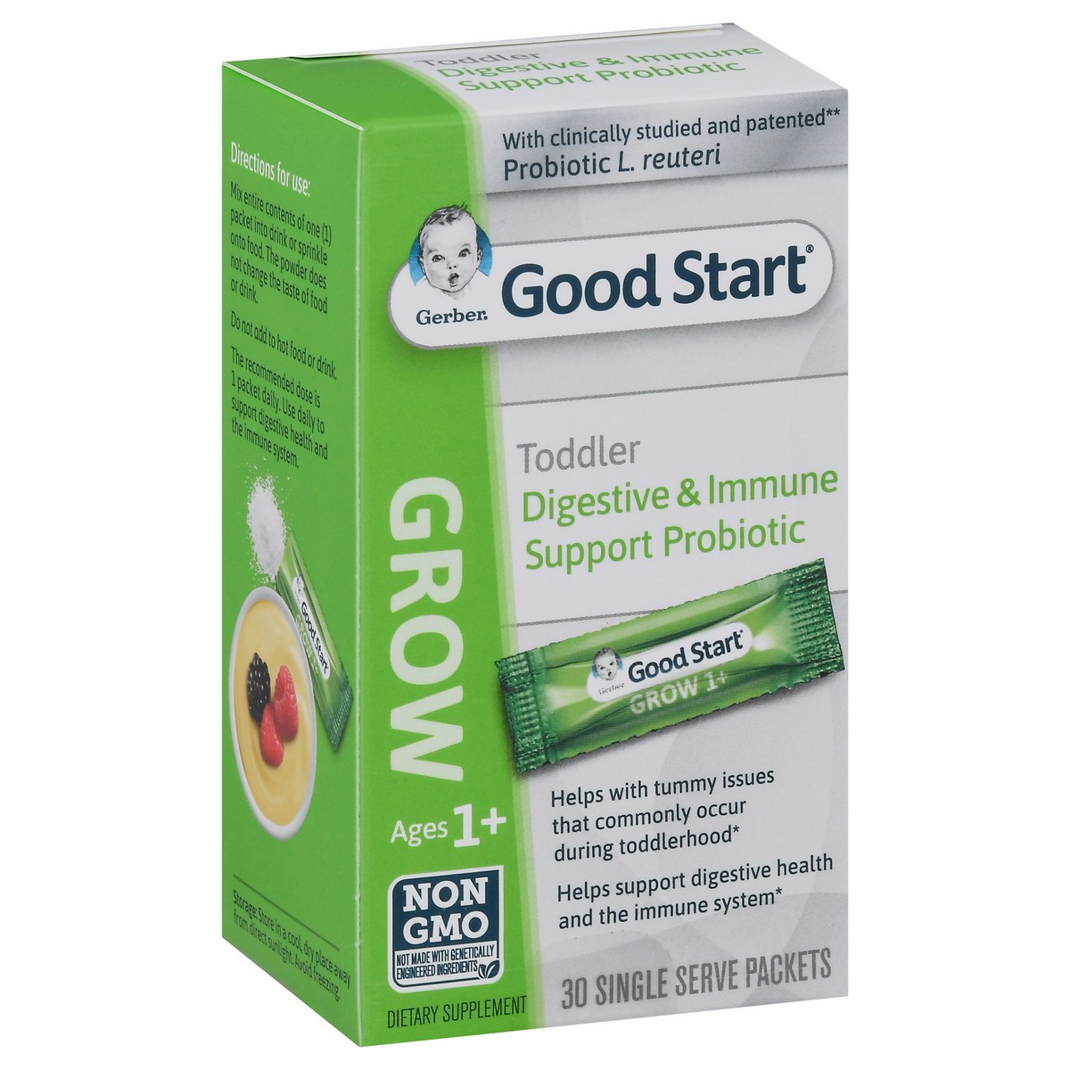 slide 4 of 9, Good Start Grow Toddler Digestive & Immune Support Probiotic Dietary Supplement, 0.31 oz