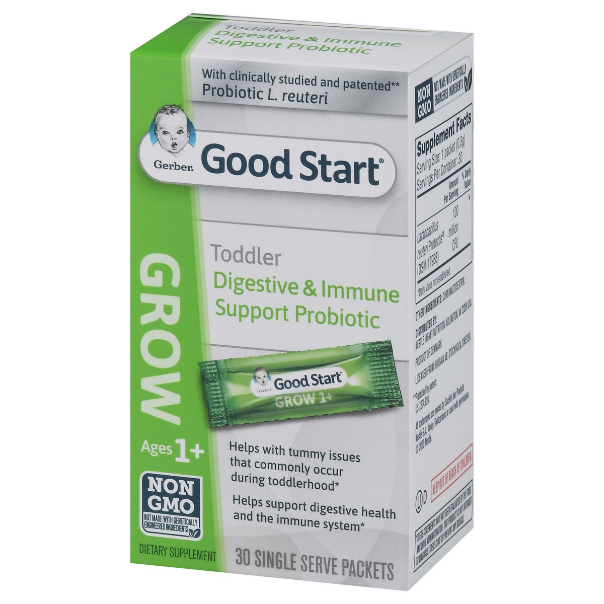 slide 8 of 9, Good Start Grow Toddler Digestive & Immune Support Probiotic Dietary Supplement, 0.31 oz