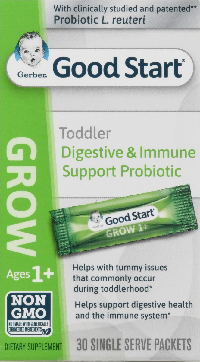 slide 6 of 9, Good Start Grow Toddler Digestive & Immune Support Probiotic Dietary Supplement, 0.31 oz