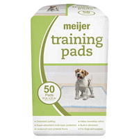 slide 10 of 17, Meijer Pet Training Pads, 21, 50 ct