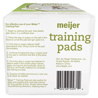 slide 17 of 17, Meijer Pet Training Pads, 21, 50 ct