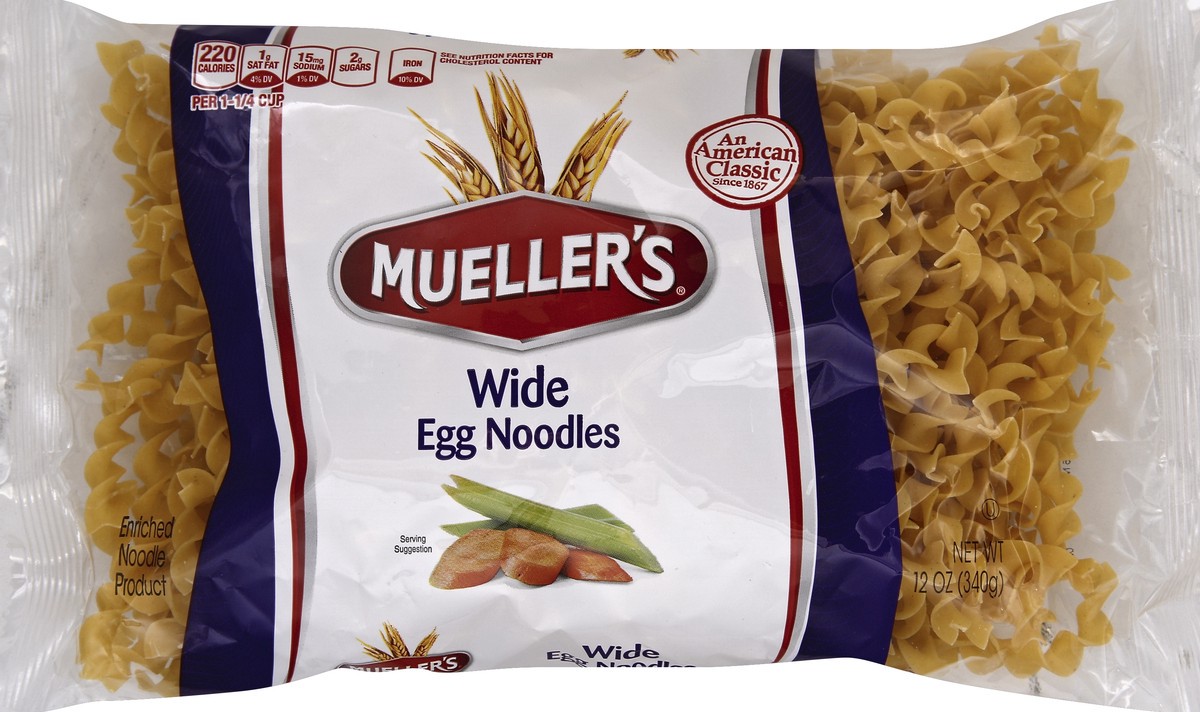 slide 5 of 5, Mueller's Medium Egg Noodles, 16 oz