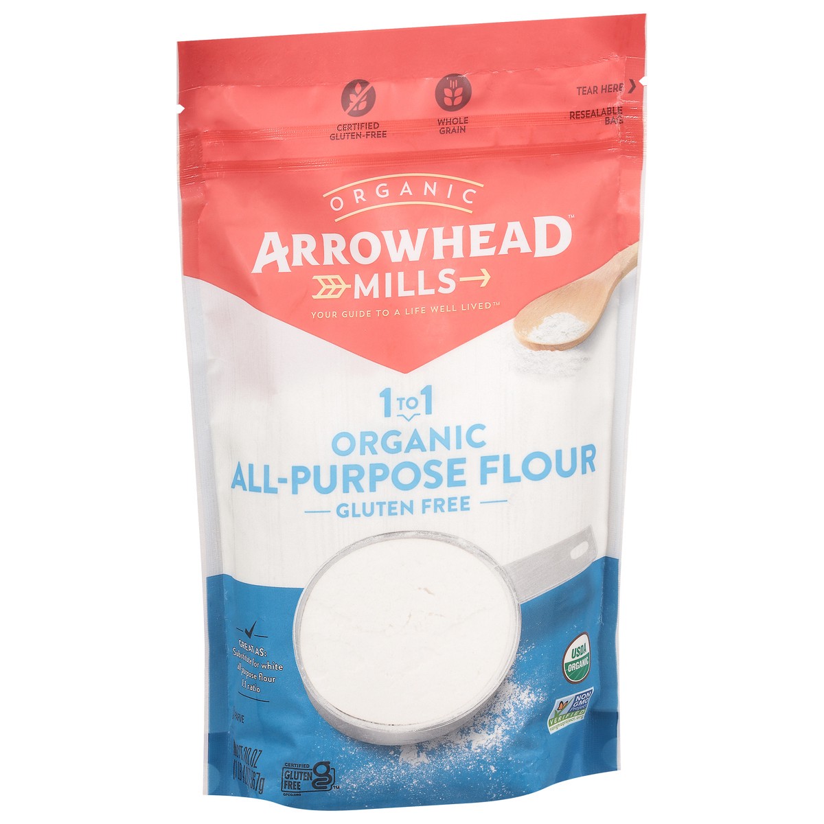 slide 2 of 11, Arrowhead Mills Organic Gluten Free All-Purpose Flour 20 oz, 20 oz