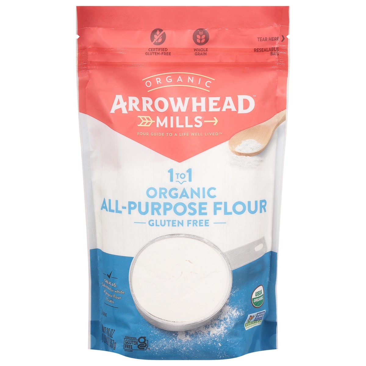 slide 6 of 11, Arrowhead Mills Organic Gluten Free All-Purpose Flour 20 oz, 20 oz