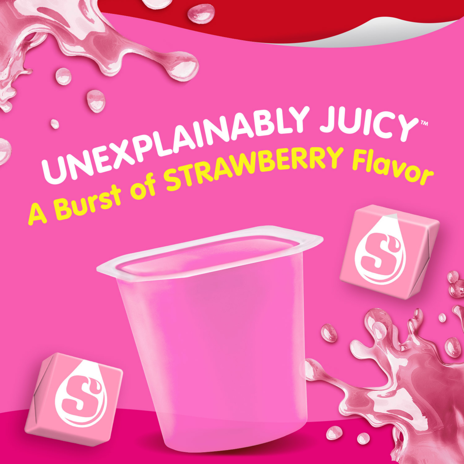 slide 4 of 4, Snack Pack Starburst Strawberry Juicy Gels 6 Pack 6 - 3.25 oz Cups, 6 ct