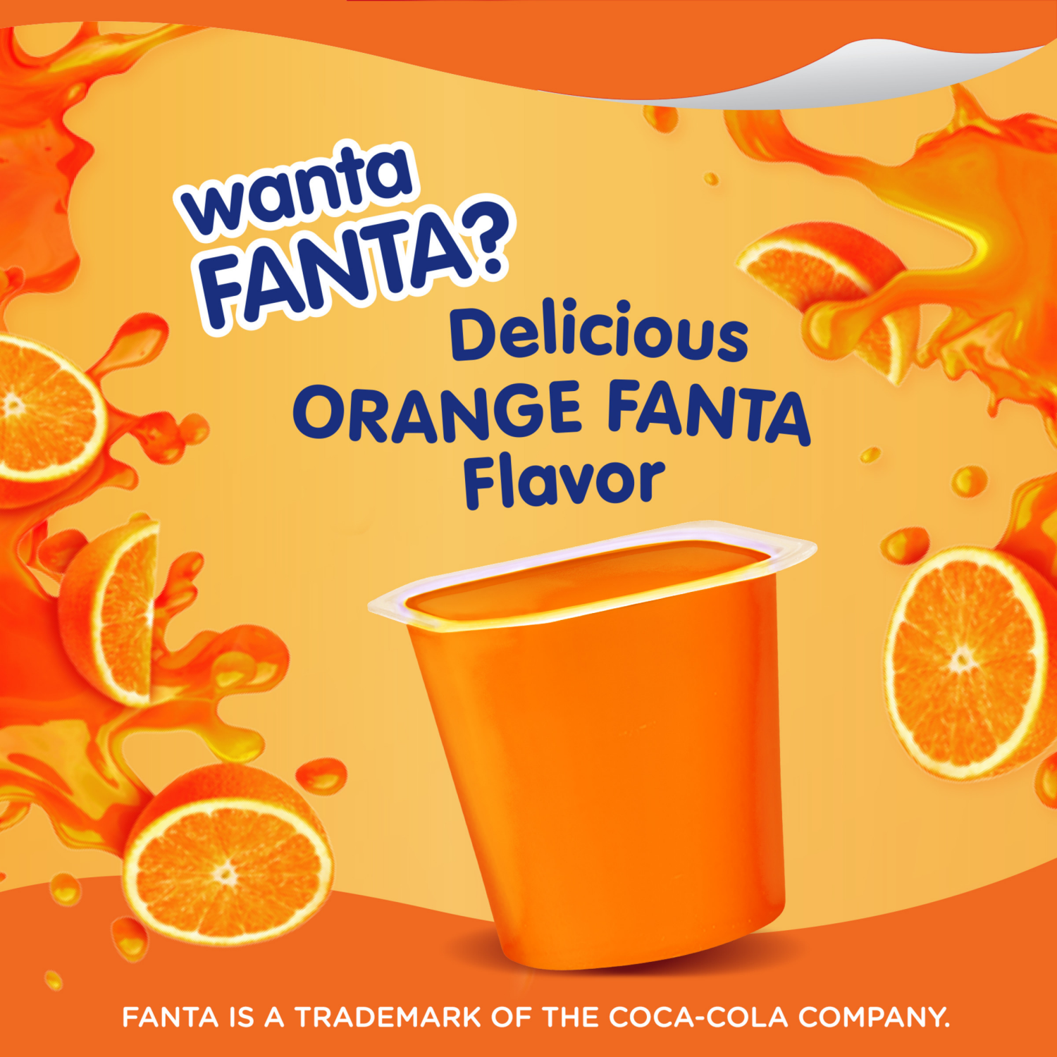 slide 6 of 8, Snack Pack Fanta Orange Juicy Gels 6 - 3.25 oz Cups, 6 ct