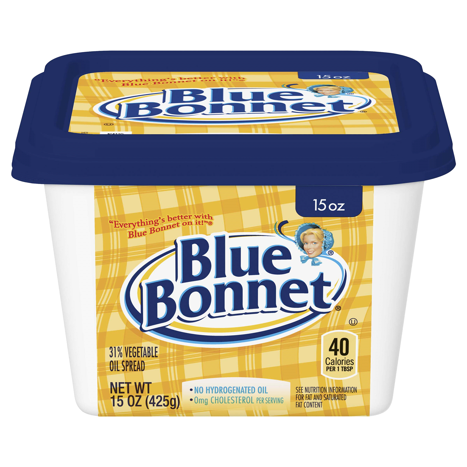 slide 1 of 4, Bluebonnet Nutrition 31% Vegetable Oil Spread 15 oz, 15 oz