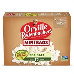 Orville Redenbacher's Sea Salt Microwave Popcorn Mini Bags 12 - 1.2 oz ea