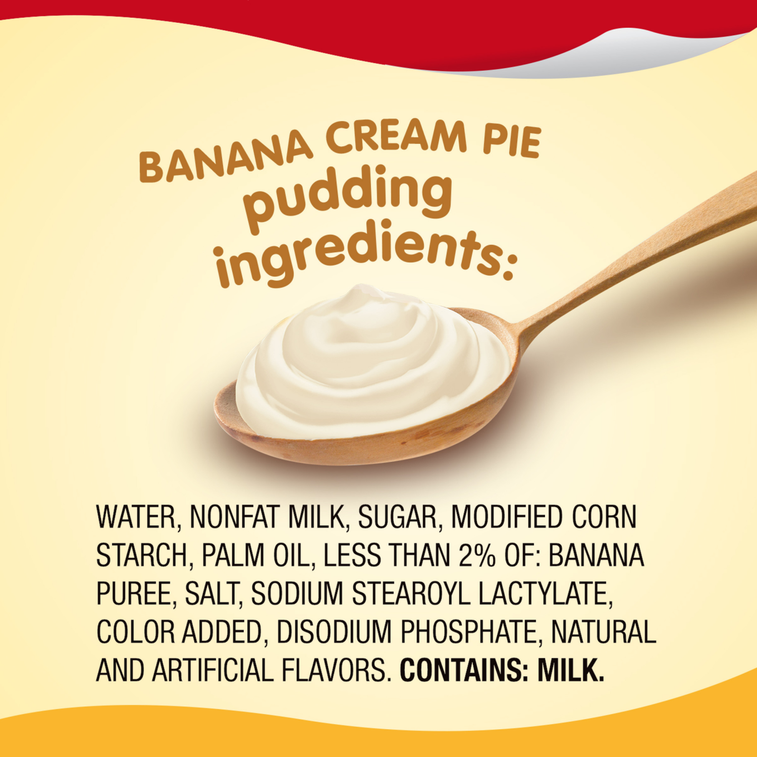 slide 3 of 5, Snack Pack Banana Cream Pie Flavored Pudding, 3.25 oz Pudding Cups, 4 Count, 4 ct