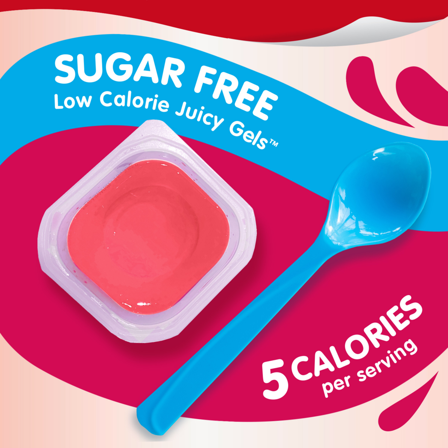 slide 6 of 8, Snack Pack Sugar Free Cherry Flavored Juicy Gels, 3.25 oz Snack Cups, 4 Count, 4 ct