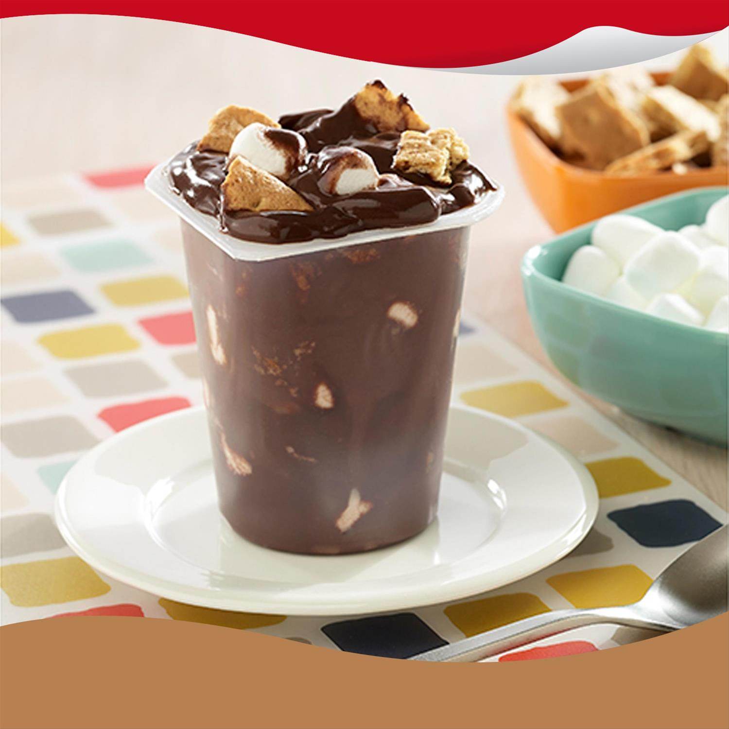 slide 5 of 5, Snack Pack Super Size Chocolate Pudding, 5.5 oz Pudding Cups, 6 Count, 8 Pack, 6 ct