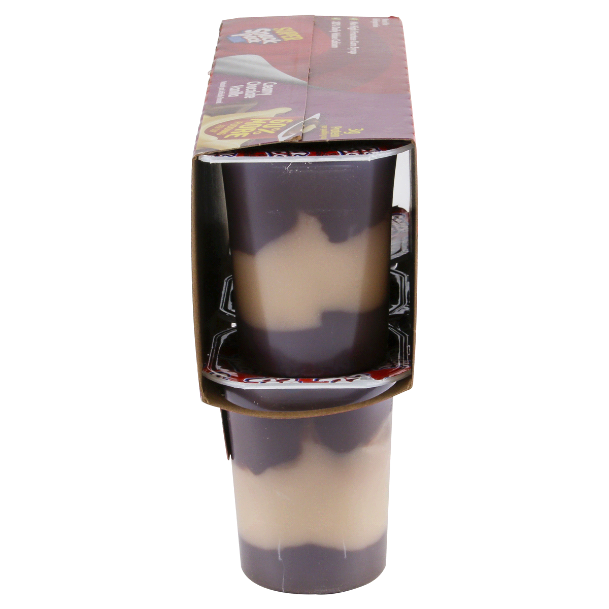 slide 3 of 4, Snack Pack Super Chocolate Vanilla Pudding, 6 ct; 5.5 oz