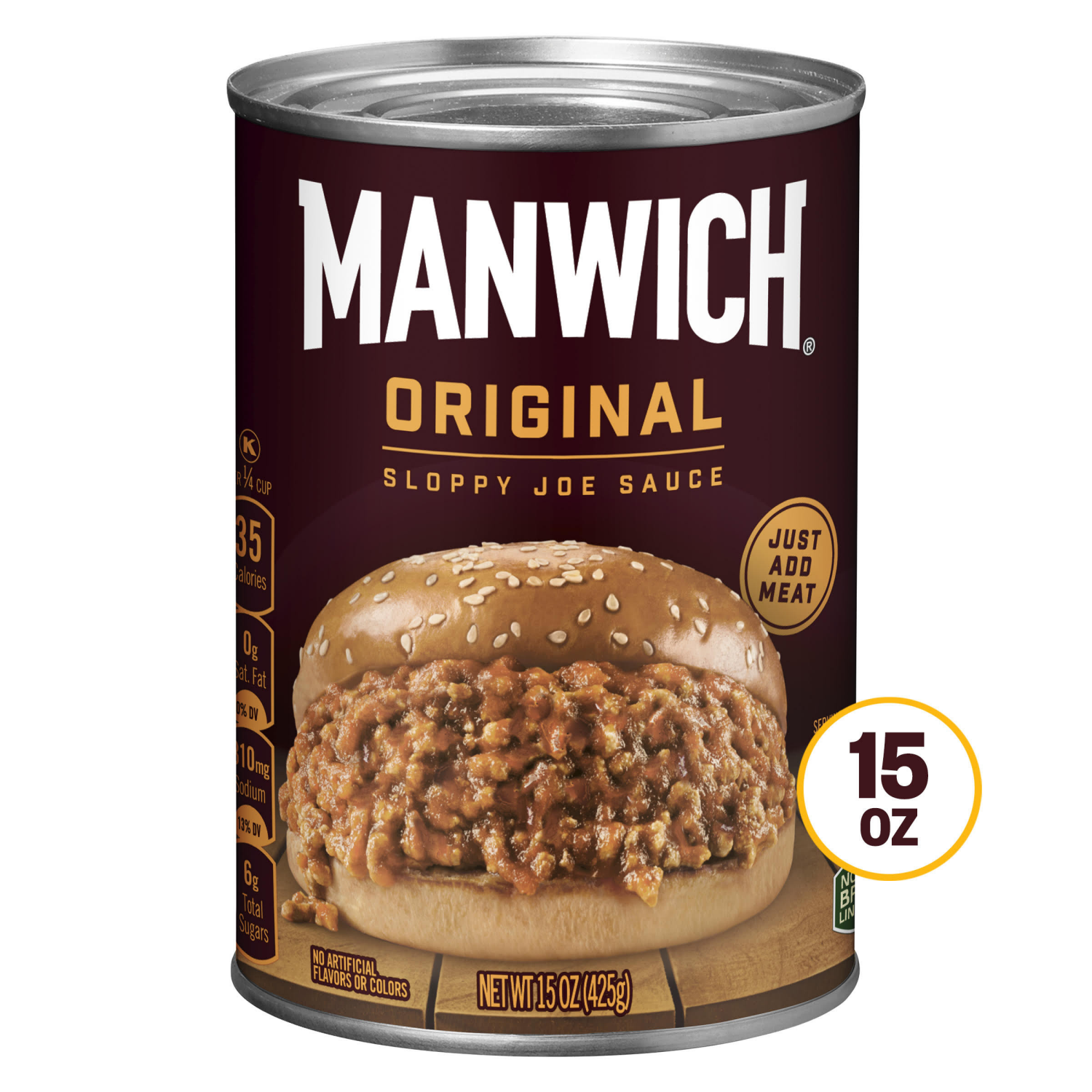 slide 1 of 4, Manwich Original Sloppy Joe Sauce, Canned Sauce, 15 oz., 15 oz