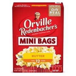 Orville Redenbacher's Snack Size Gourmet Butter Popping Corn 12 ea
