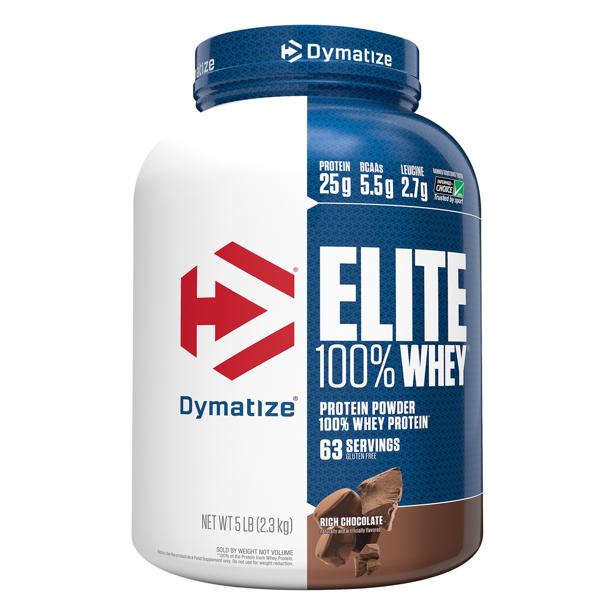 slide 2 of 8, Dymatize 100% Whey Rich Chocolate Protein Powder 5 oz, 5 oz