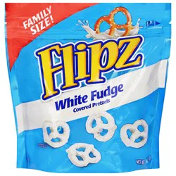 Flipz White Milk Chocolate Pretzels, Family Size, 15 oz