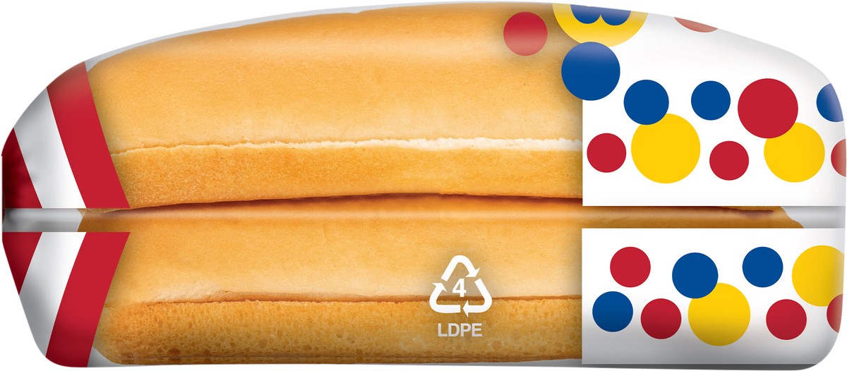 slide 3 of 6, Wonder Bread Classic Hot Dog Buns, White Bread Hot Dog Buns, 8 Count, 8 ct