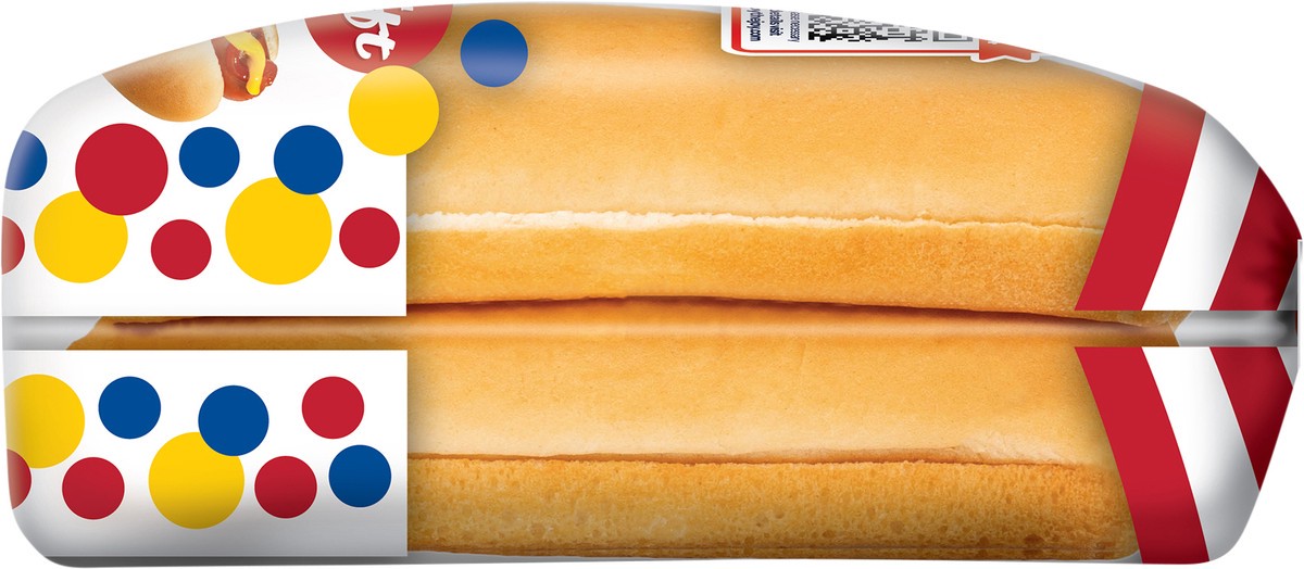 slide 4 of 6, Wonder Bread Classic Hot Dog Buns, White Bread Hot Dog Buns, 8 Count, 8 ct