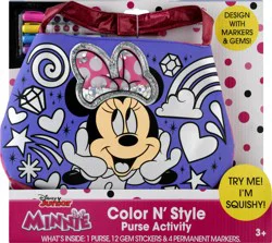 Disney Tara Toy Princess Color 'n Style Large Purse Activity