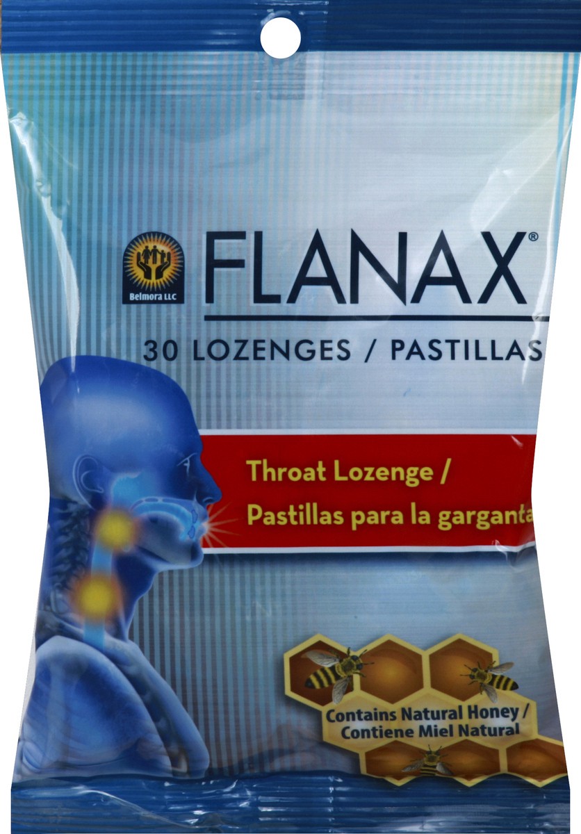 slide 1 of 1, Flanax Throat Lozenge 30 ea, 30 ct