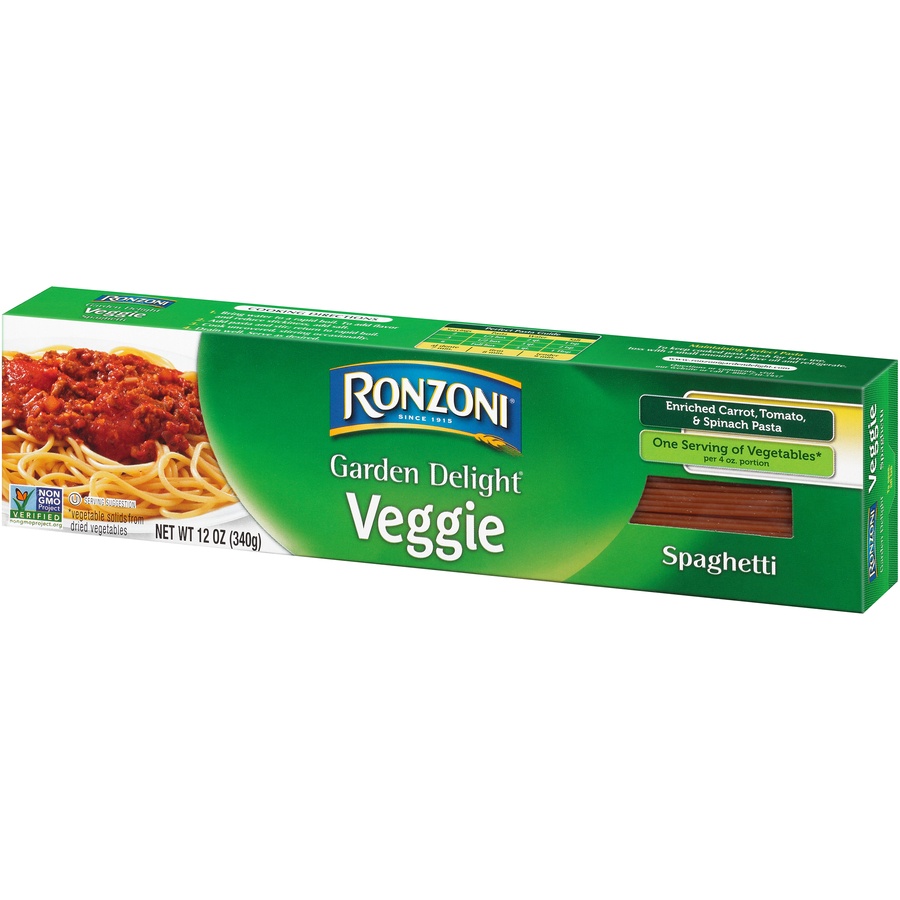 slide 3 of 8, Ronzoni Garden Delight Spaghetti Pasta, 12 oz