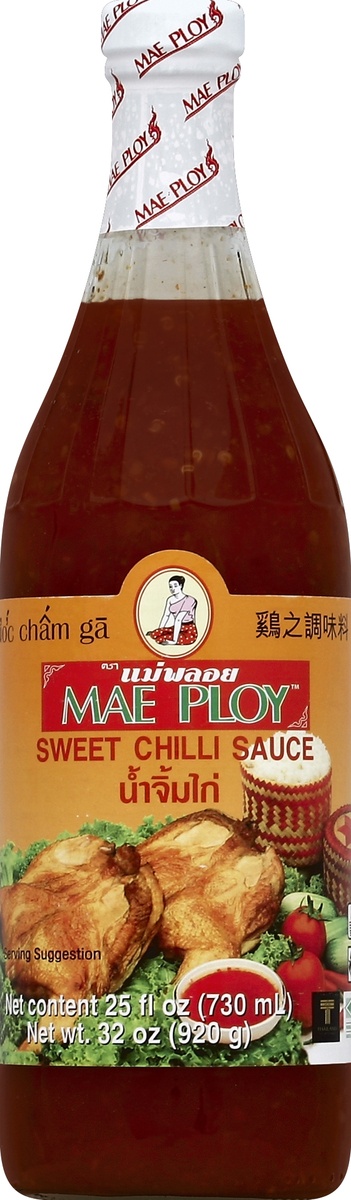 slide 2 of 2, Mae Ploy Sweet Chilli Sauce, 32 oz
