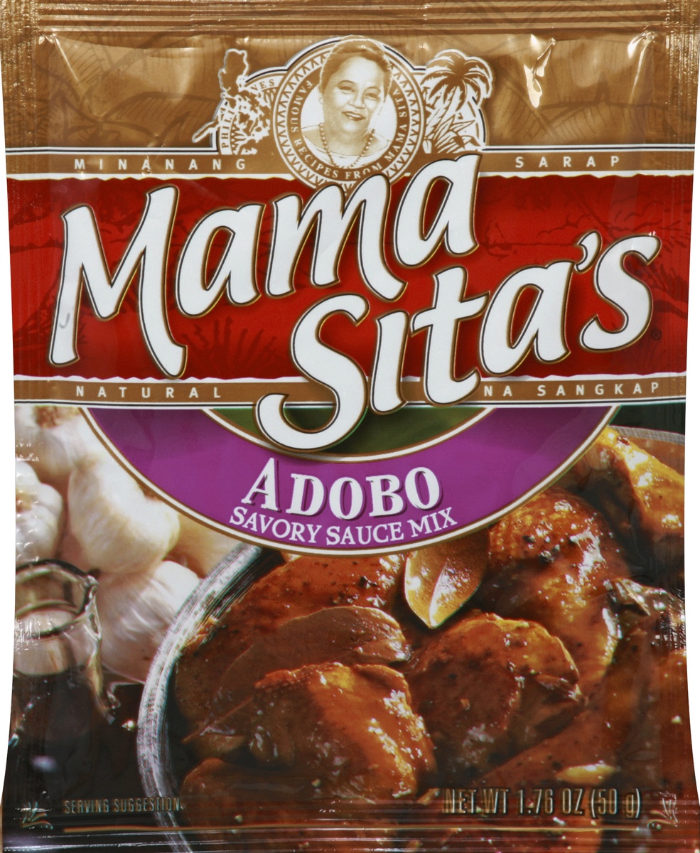 slide 3 of 7, Mama Sita's Adobo Savory Sauce Mix, 1.76 oz