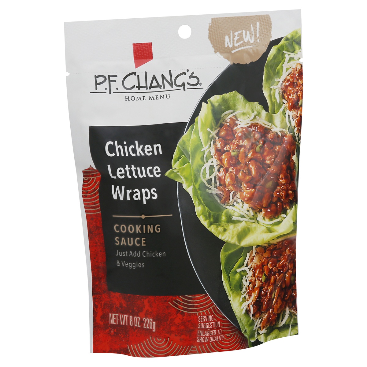 slide 3 of 9, P.F. Chang's Home Menu Chicken Lettuce Wraps Cooking Sauce Pouch, 8 oz., 8 oz