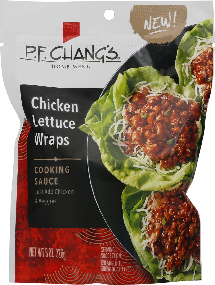 slide 7 of 9, P.F. Chang's Home Menu Chicken Lettuce Wraps Cooking Sauce Pouch, 8 oz., 8 oz