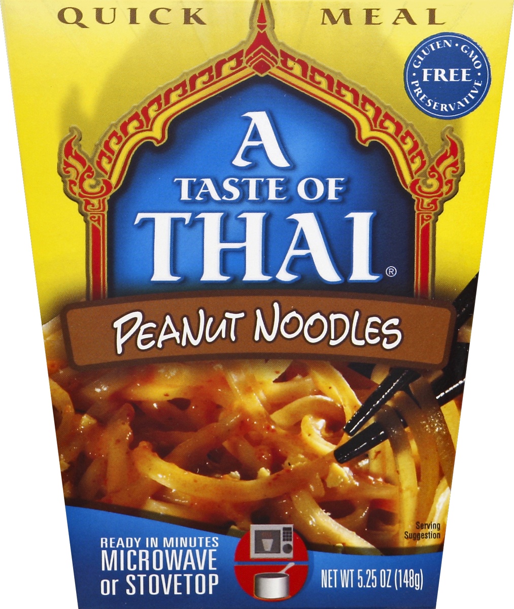 slide 3 of 4, Taste of Thai Vegan Gluten Free of Thai Peanut Noodles - 5.25oz, 5.25 oz