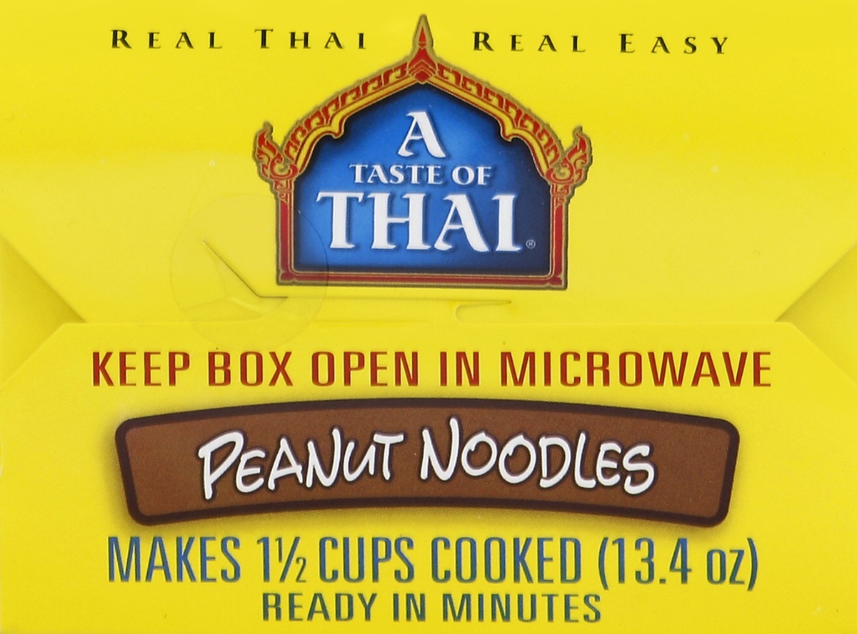 slide 2 of 4, Taste of Thai Vegan Gluten Free of Thai Peanut Noodles - 5.25oz, 5.25 oz