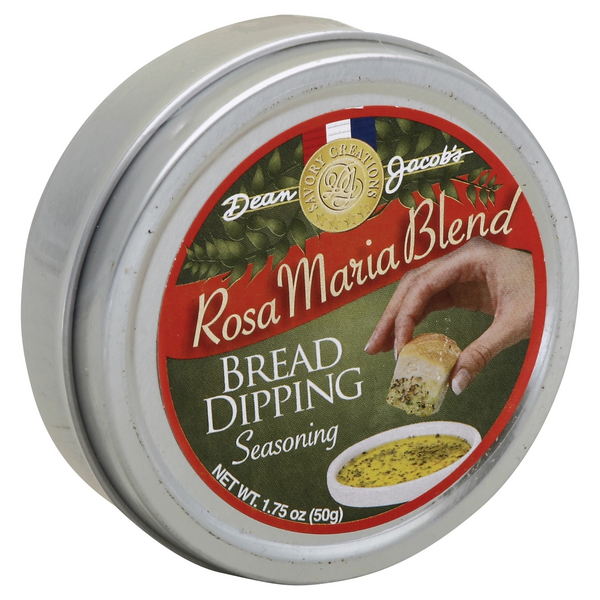 slide 1 of 1, Dean Jacob's Rosa Maria Blend Bread Dipping Seasoning-Dean Jacobs, 3.6 oz