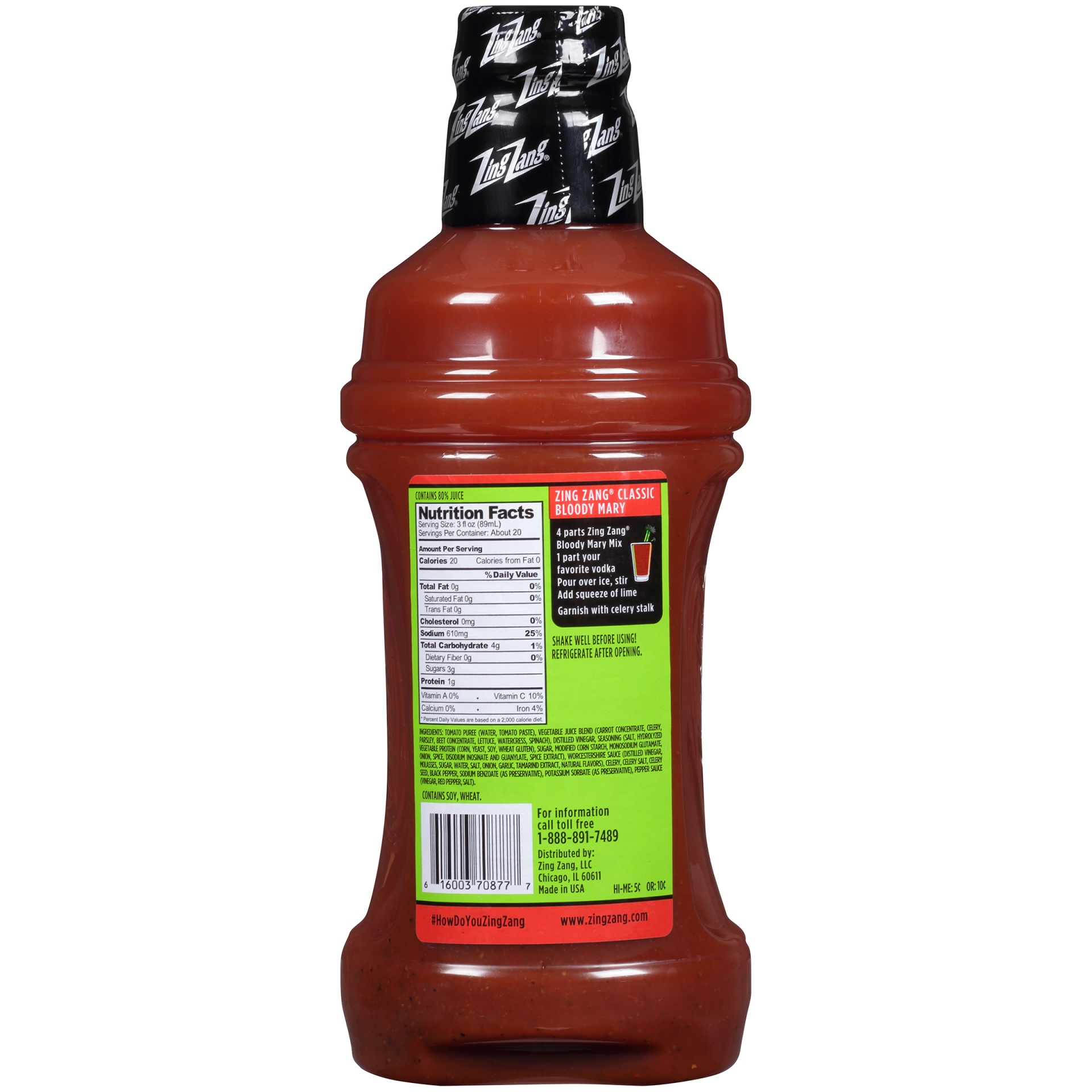 slide 6 of 6, Zing Zang Sweet/Sour Mix, 32 oz