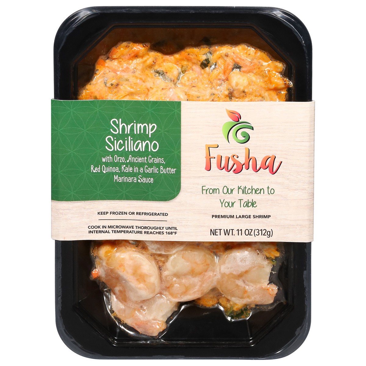 slide 1 of 13, Fusha Siciliano Premium Shrimp Large 11 oz, 11 oz