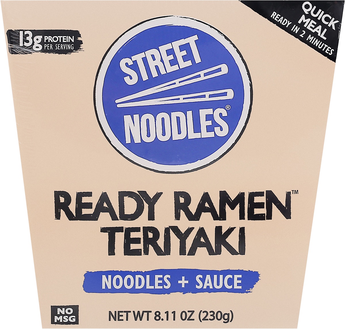 slide 6 of 9, Street Noodles Teriyaki Ramen Noodles, 8.29 oz