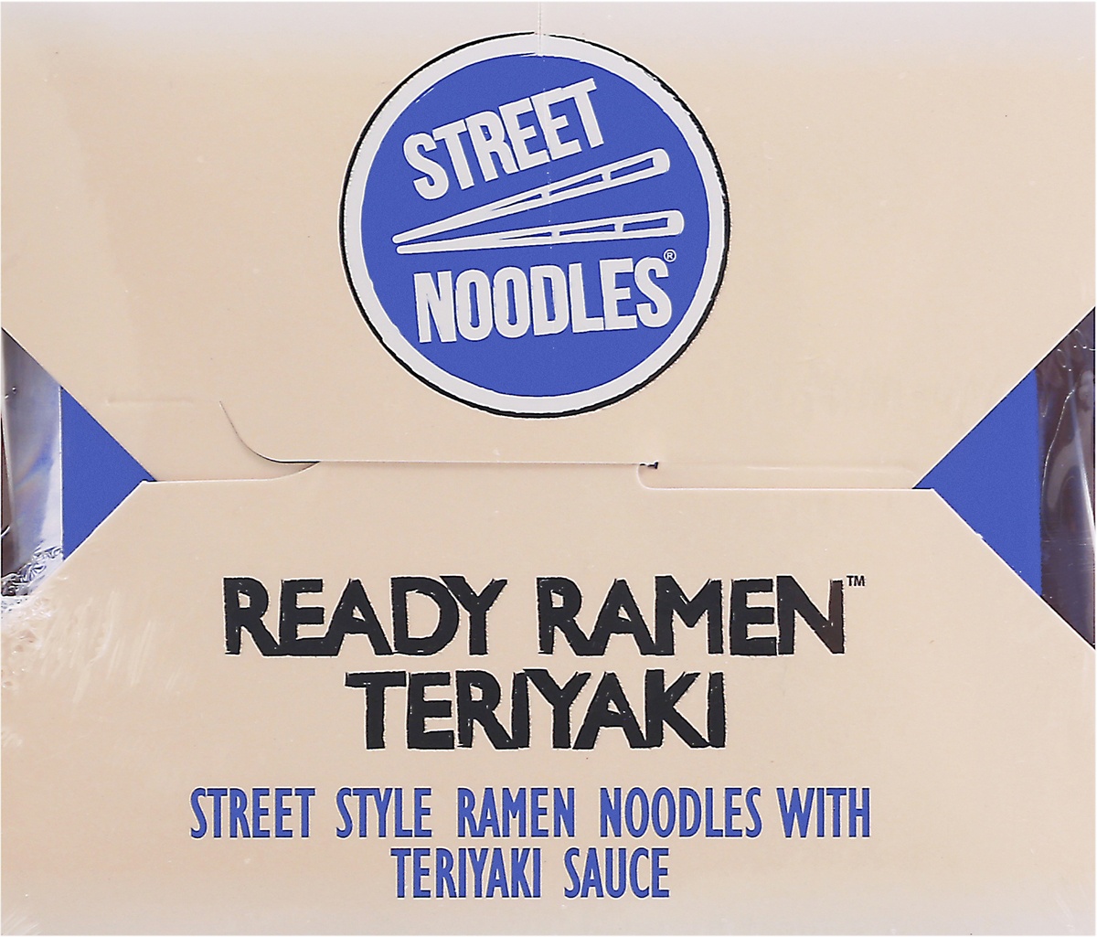 slide 9 of 9, Street Noodles Teriyaki Ramen Noodles, 8.29 oz