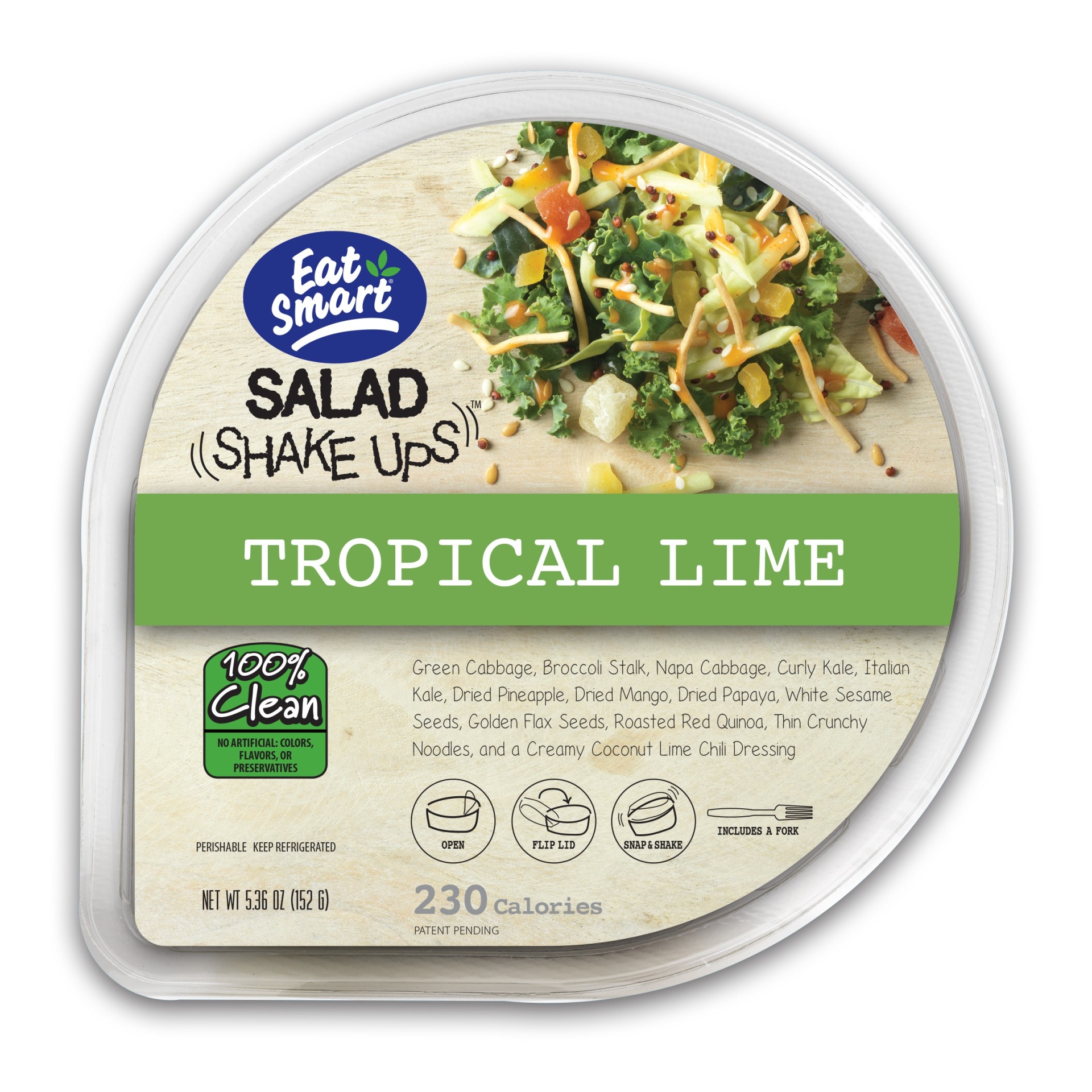 slide 1 of 1, Eat Smart Salad Tropical Lime, 5.5 oz
