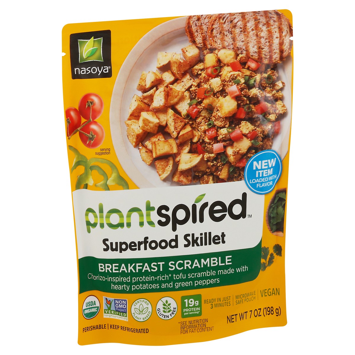 slide 9 of 9, Nasoya PlantSpired Breakfast Scramble Superfood Skillet 7 oz, 7 oz