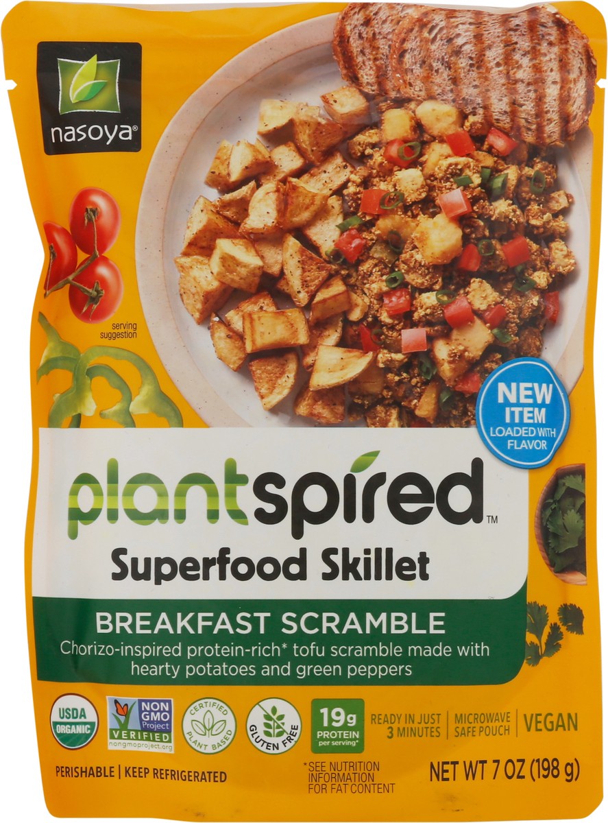 slide 6 of 9, Nasoya PlantSpired Breakfast Scramble Superfood Skillet 7 oz, 7 oz