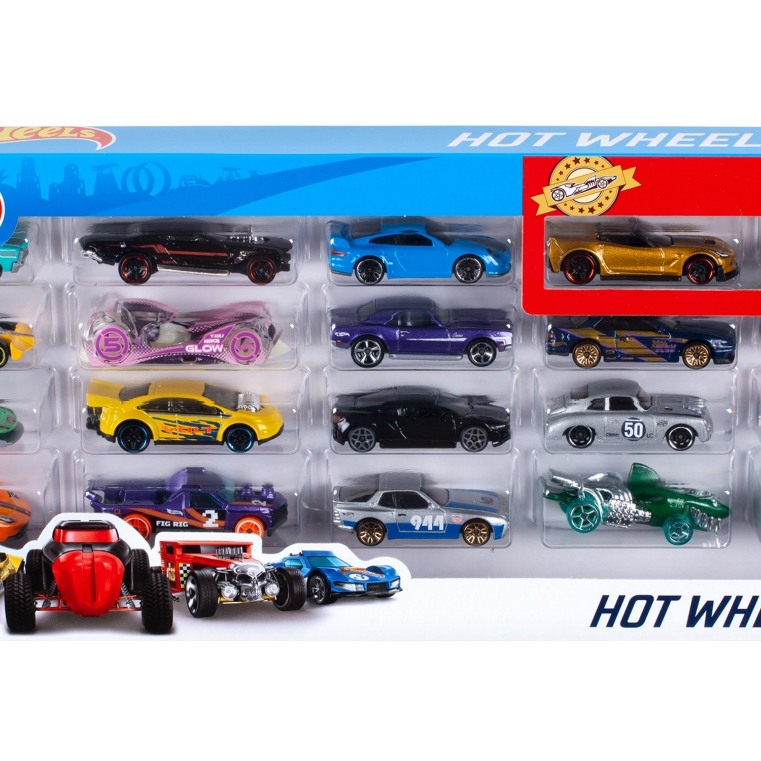 slide 2 of 4, Mattel 3+ Hot Wheels 20 Each, 20 ct