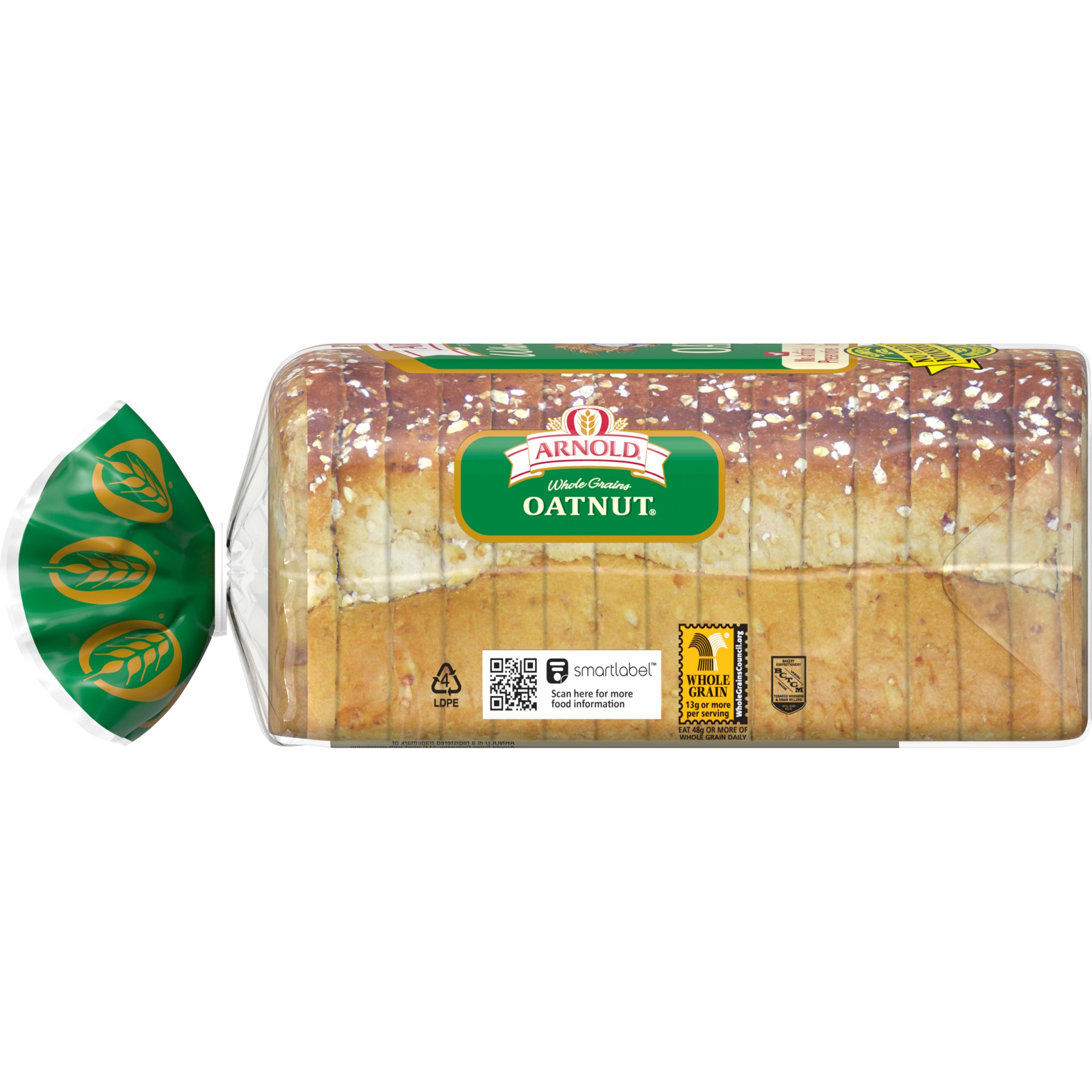 slide 5 of 8, Arnold Whole Grains Oatnut Bread, 24 oz, 24 oz