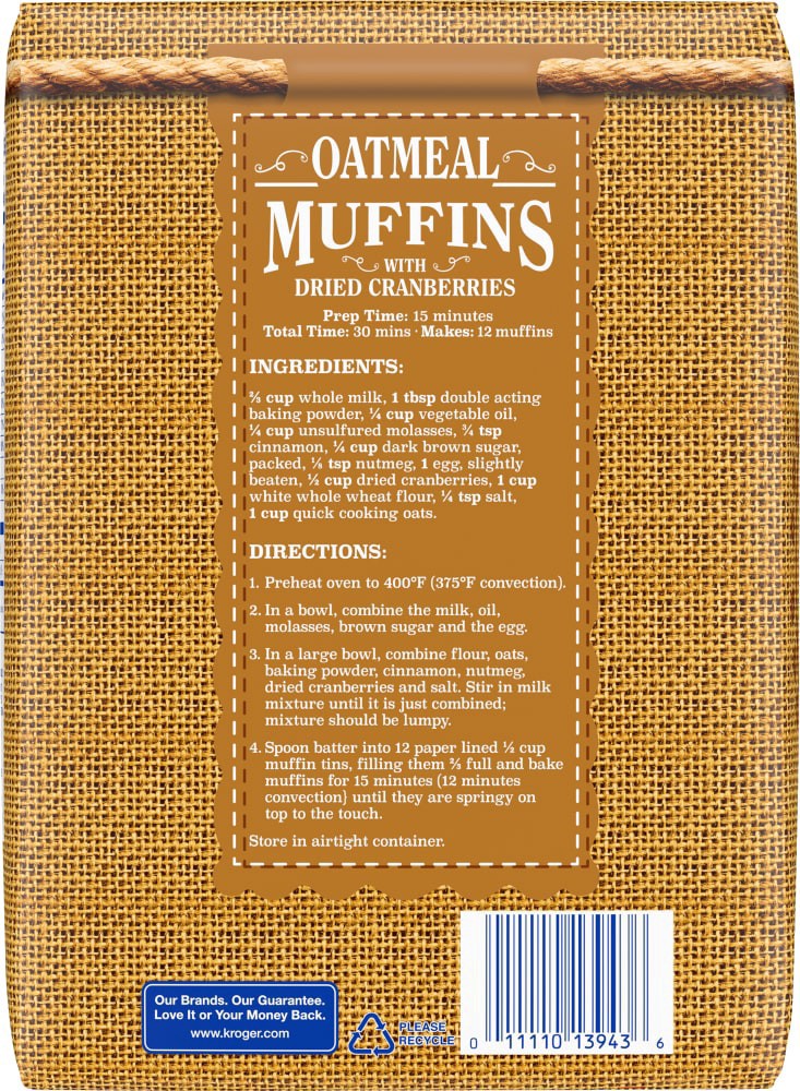 slide 3 of 5, Kroger White Whole Wheat Milled Flour, 5 lb