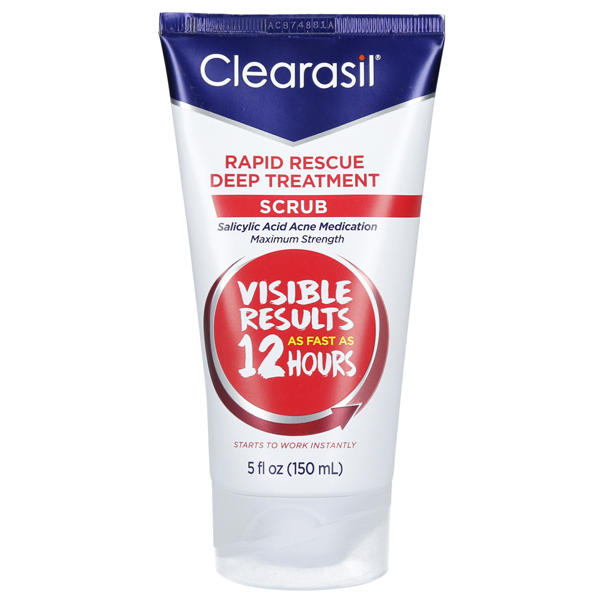 slide 1 of 8, Clearasil Ultra Rapid Action Face Scrub, 5 fl oz