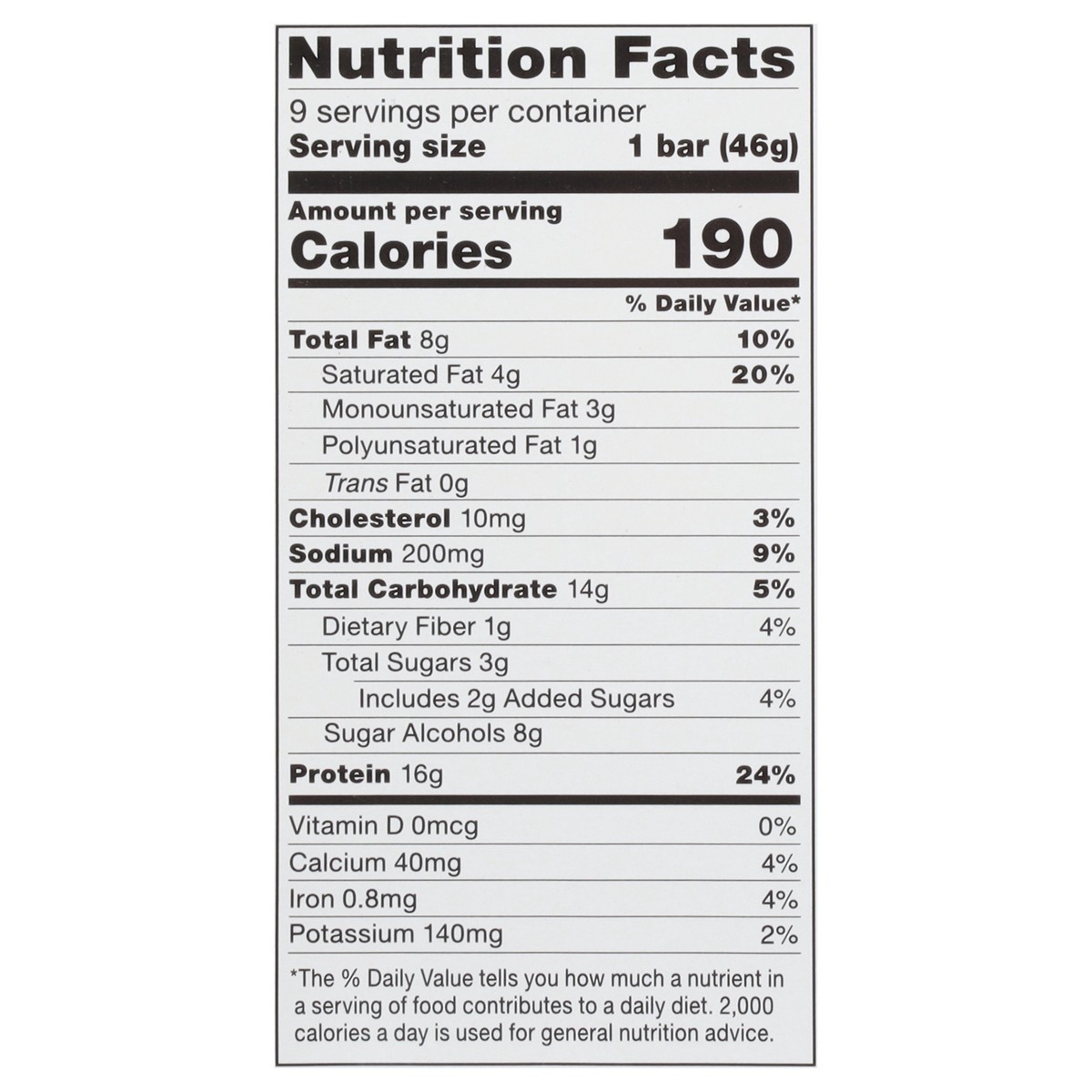 slide 13 of 14, Robert Irvine Chocolate Peanut Butter High Protein Baked Bar 9 - 1.62 oz Bars, 9 ct