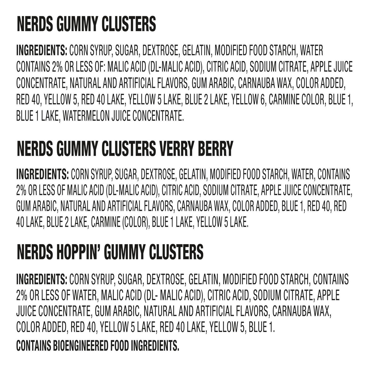 slide 3 of 4, Nerds, Easter Cluster Treat Variety Bag, 30 Ct, 15 Oz, 