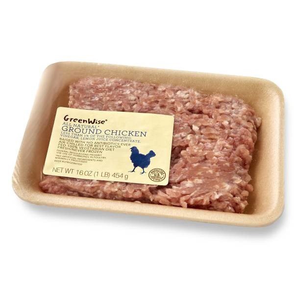 slide 1 of 1, Publix GreenWise All Natural Ground Chicken, per lb