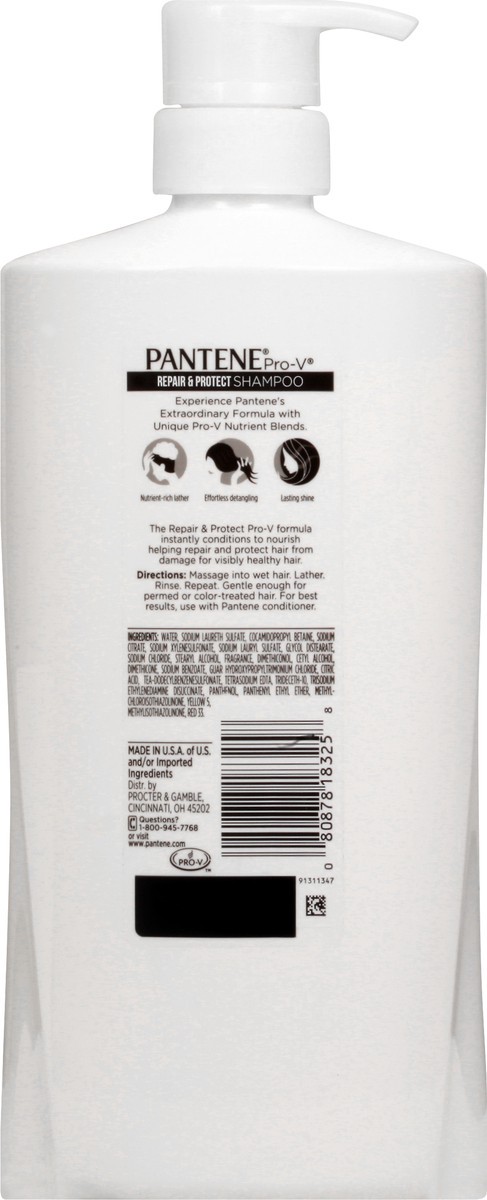 slide 9 of 9, Pantene Pro-V Repair & Protect Shampoo, 30.4 fl oz