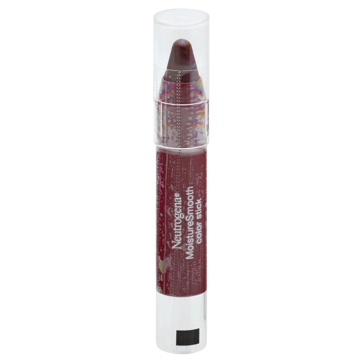 slide 2 of 9, Neutrogena MoistureSmooth Color Stick for Lips, Moisturizing and Conditioning Lipstick with a Balm-Like Formula, Nourishing Shea Butter and Fruit Extracts, 180 Deep Plum,.011 oz, 0.11 oz