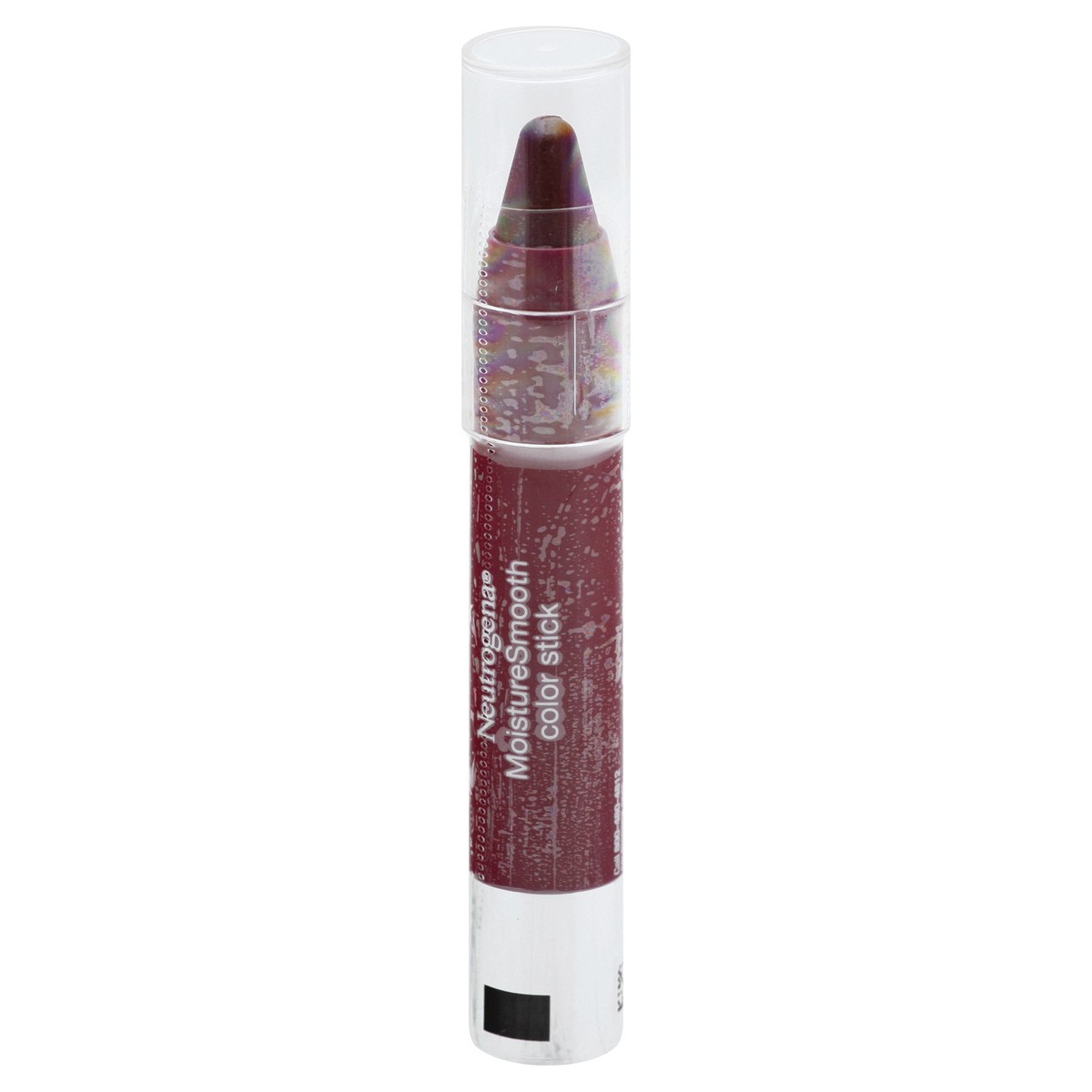 slide 4 of 9, Neutrogena MoistureSmooth Color Stick for Lips, Moisturizing and Conditioning Lipstick with a Balm-Like Formula, Nourishing Shea Butter and Fruit Extracts, 180 Deep Plum,.011 oz, 0.11 oz