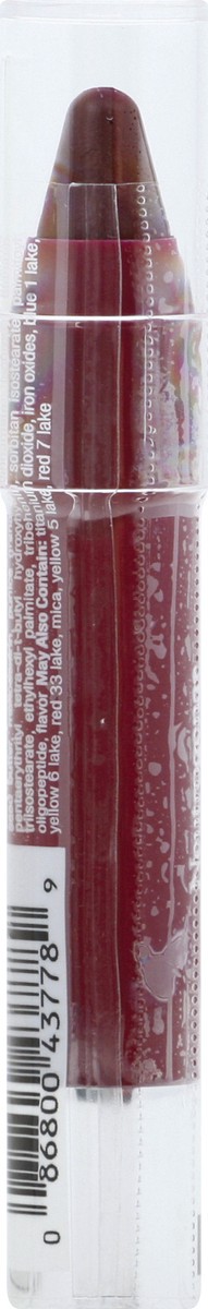 slide 6 of 9, Neutrogena MoistureSmooth Color Stick for Lips, Moisturizing and Conditioning Lipstick with a Balm-Like Formula, Nourishing Shea Butter and Fruit Extracts, 180 Deep Plum,.011 oz, 0.11 oz